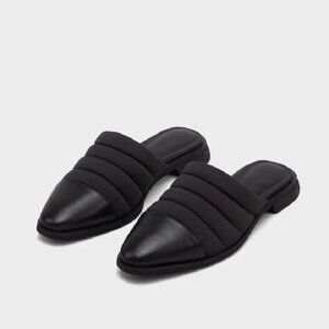 Rudsak Tabita Leather & Quilted Mules.